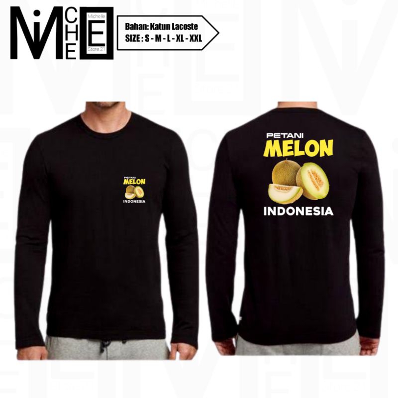 KAOS PETANI MELON INDONESIA LENGAN PANJANG