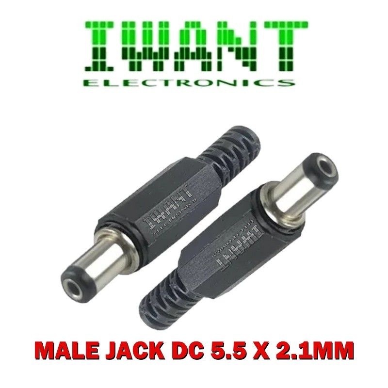 JACK DC 5.5MM X 2.1MM JACK DC MALE SETANDAR 2.1MM SOKET DC 2.1MM JACK FEMALE DC 5.5 X2.1MM KONEKTOR 
