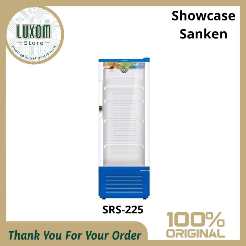 Showcase Sanken SRS-225/Showcase Sanken/Lemari pendingin/Showcase/Sanken