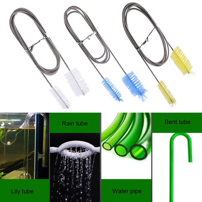 Sikat Pembersih Lily pipe flexible aquarium / Brush lily pipe