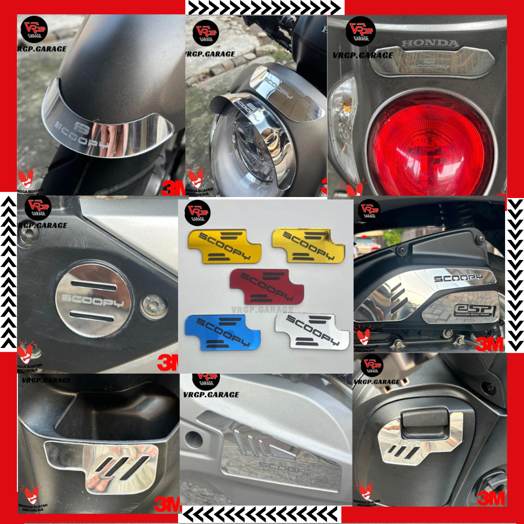 VRGP GARNIS VARIASI SCOOPY 2021-2024/ GARNIS VARIASI HONDA SCOOPY 2021-2024
