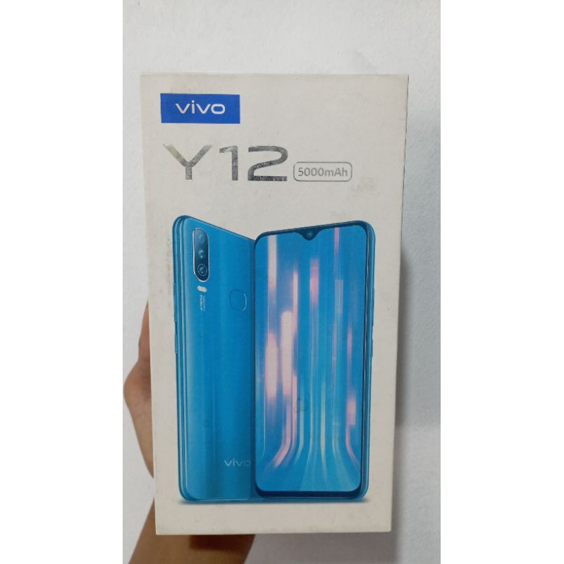 "BACA DENGAN SEKSAMA" Box Vivo Y12 | 3GB/32GB | Warna Burgundy Red | (SECOND) (HANYA BOX TANPA HP)