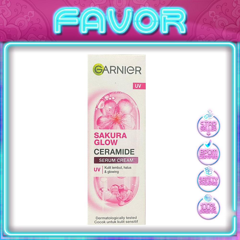 GARNIER Sakura Glow Ceramide Serum Cream UV 20ml | UV Cream