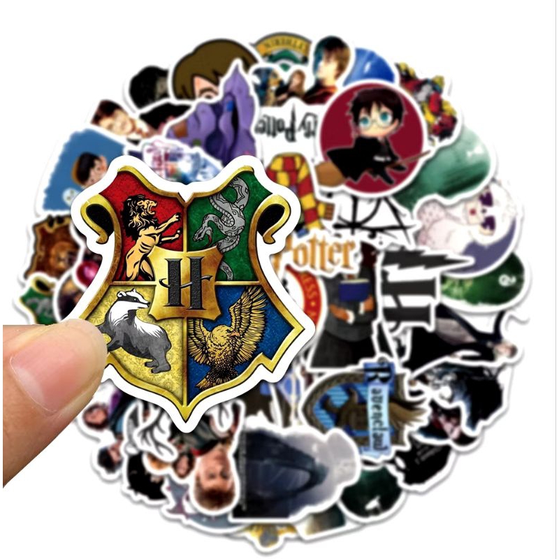 

stiker pack sekolah sihir potter decal motor laptop