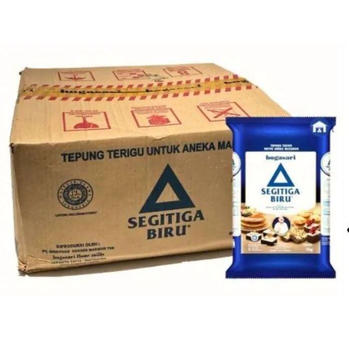 

BOGASARI SEGITIGA BIRU 1KG 1 CARTON ISI 12PCS - TEPUNG TERIGU