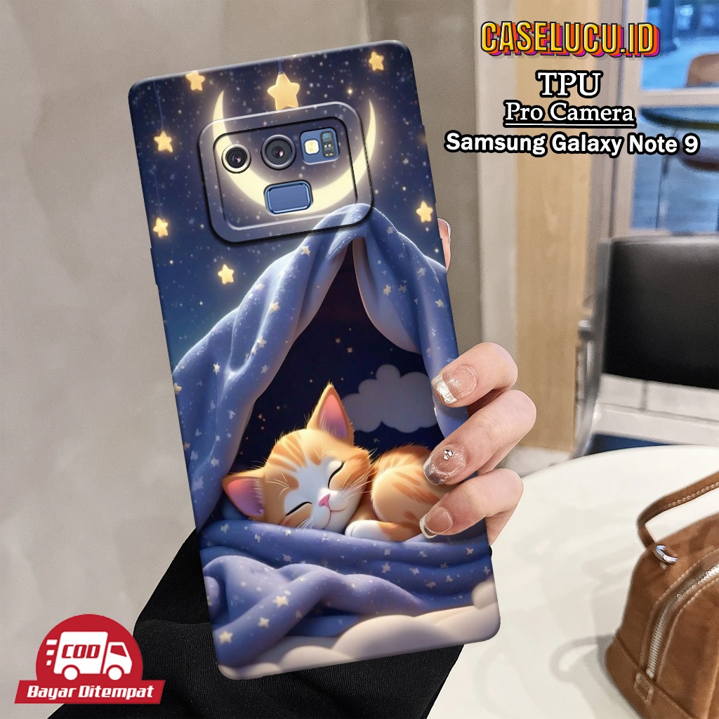 Case Samsung Galaxy Note 9 Terbaru - Fashion Case Kucing - Casing Hp Samsung Galaxy Note 9 - Kesing 