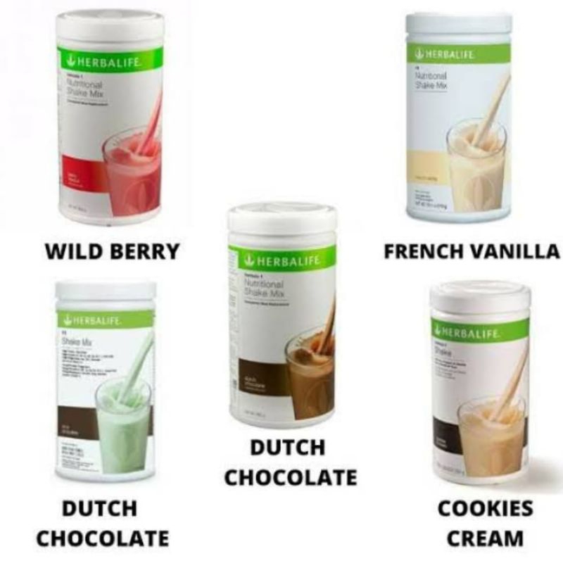 Herbalife ori shake formula 1 Aloe Vera mixfiber