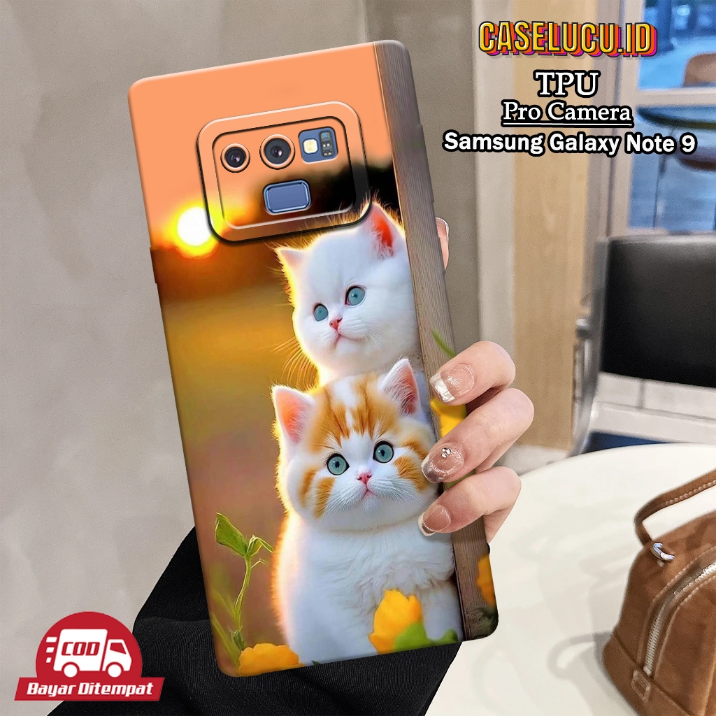 Case Samsung Galaxy Note 9 Terbaru - Fashion Case Kucing - Casing Hp Samsung Galaxy Note 9 - Kesing 