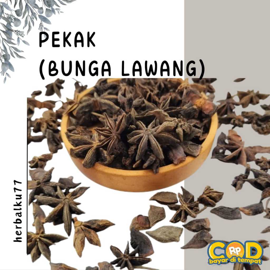 

PEKAK (BUNGA LAWANG) PREMIUM 100GR