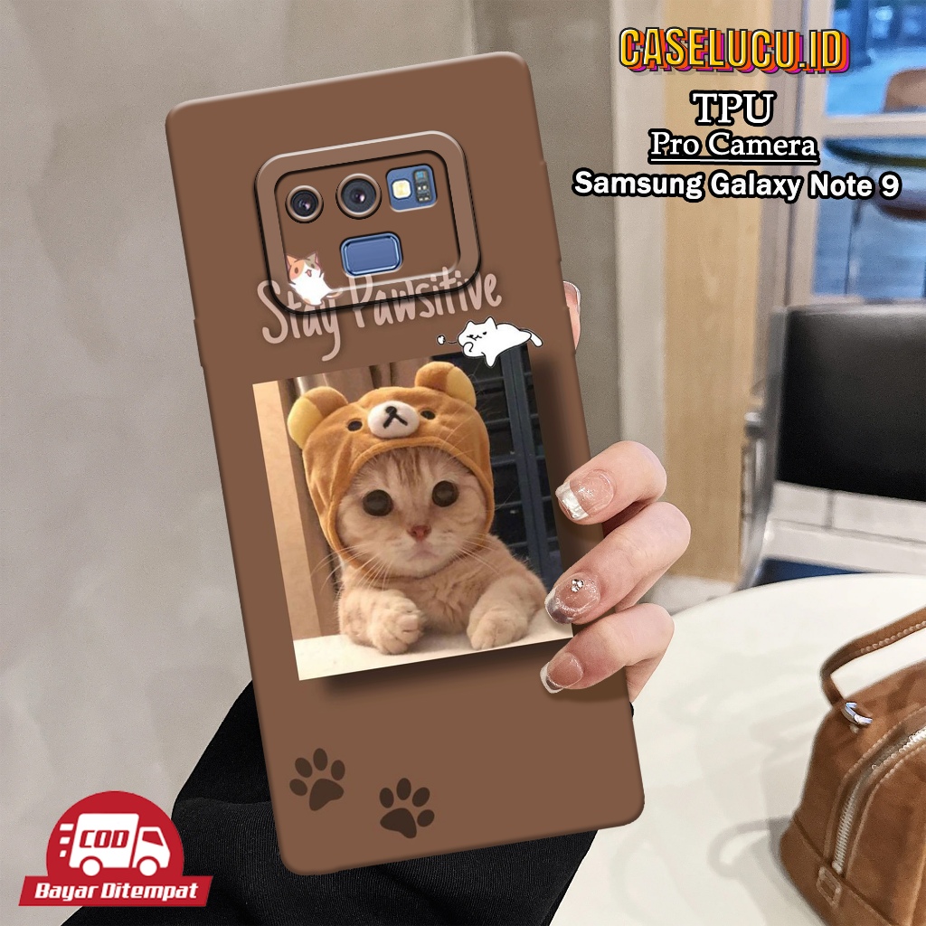 Case Samsung Galaxy Note 9 Terbaru - Fashion Case Kucing - Casing Hp Samsung Galaxy Note 9 - Kesing 