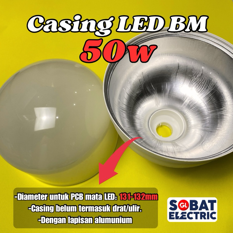 Casing Lampu LED 50w - 50 Watt (BM)