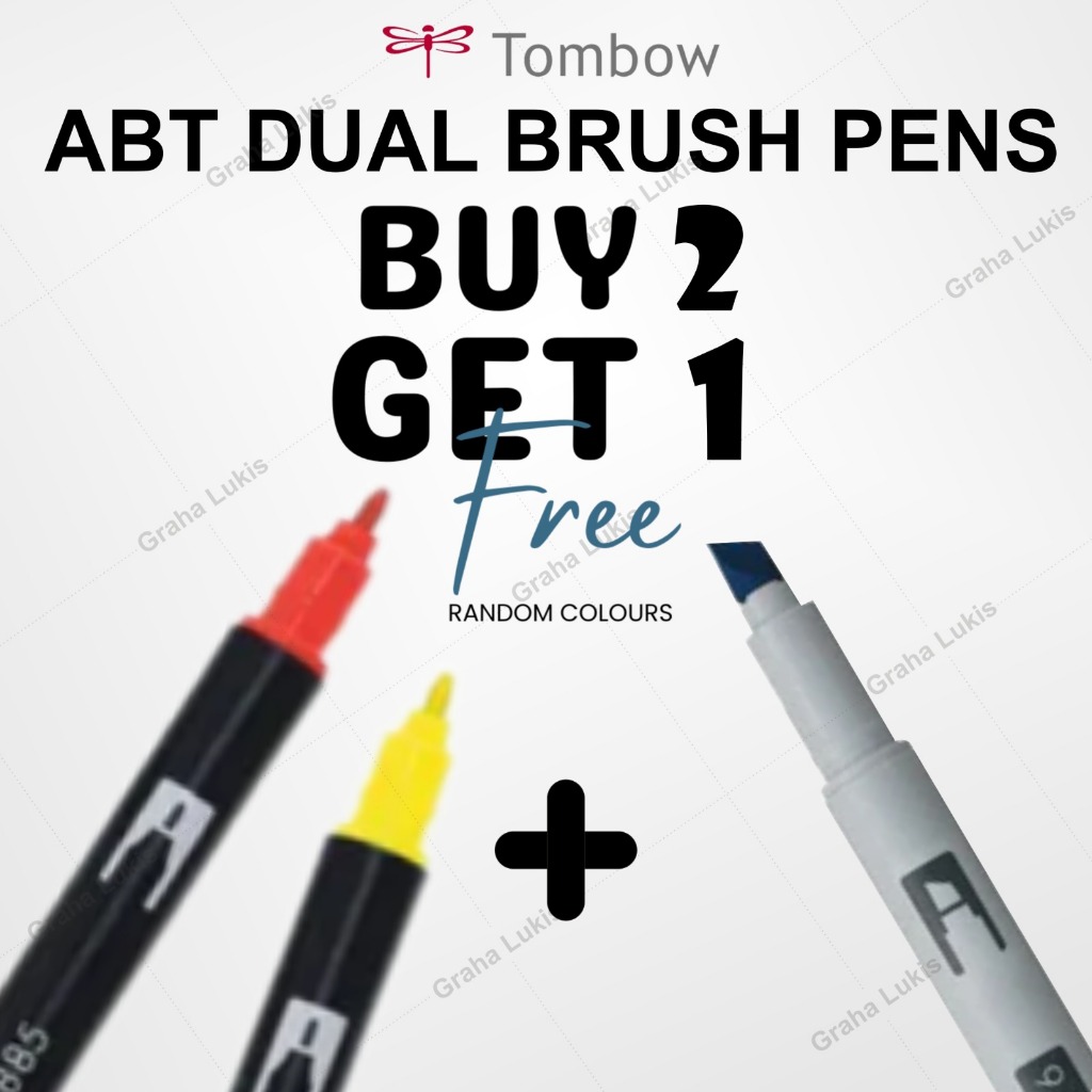 

ATK9 Tombow Dual Brush Pens ABT - SATUAN Buy 2 Get 1 ABT Pro