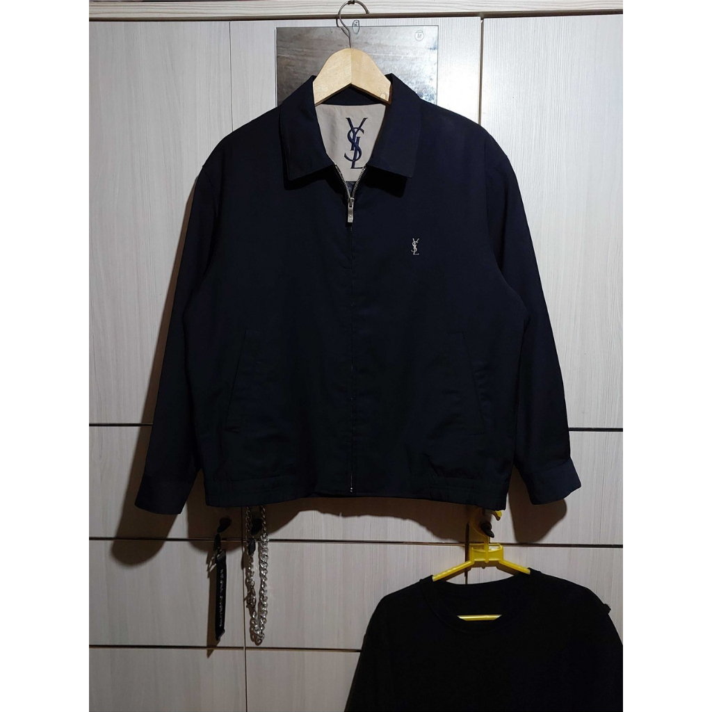 HARRINGTON VINTAGE YSL BIG LOGO  SECOND ORIGINAL