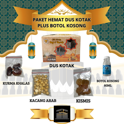 

Oleh-oleh Haji dan Umroh plus botol kosong 80ml paket hemat