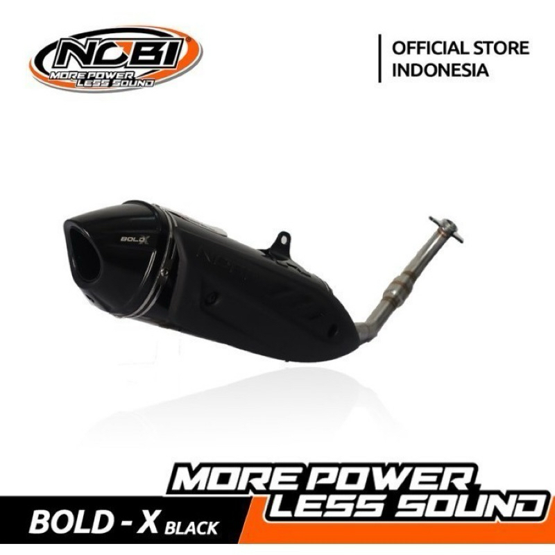 Knalpot NOB1 BOLD X BLACK
