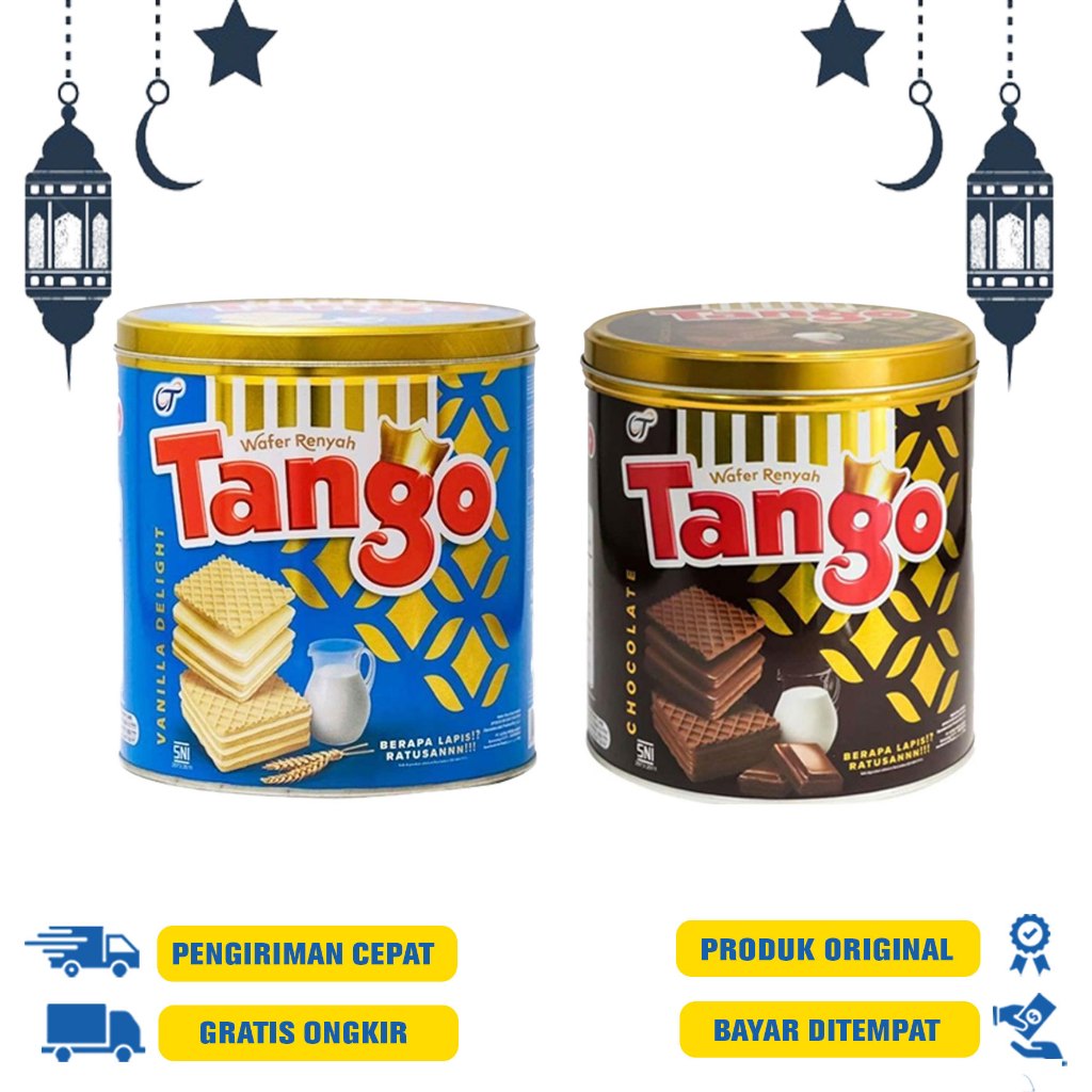 

Tango Wafer Kaleng Coklat | Vanilla 240gr