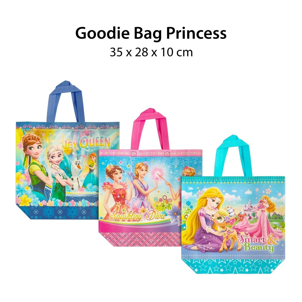 

Tas Ulang Tahun Anak Jumbo (35x10x28cm) Tas Souvenir Goodie Bag Hampers Princess