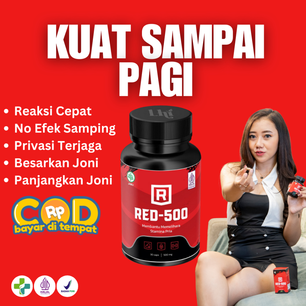 RED 500 Jamu Kuat Pria - Penambah Stamina Pria Dewasa