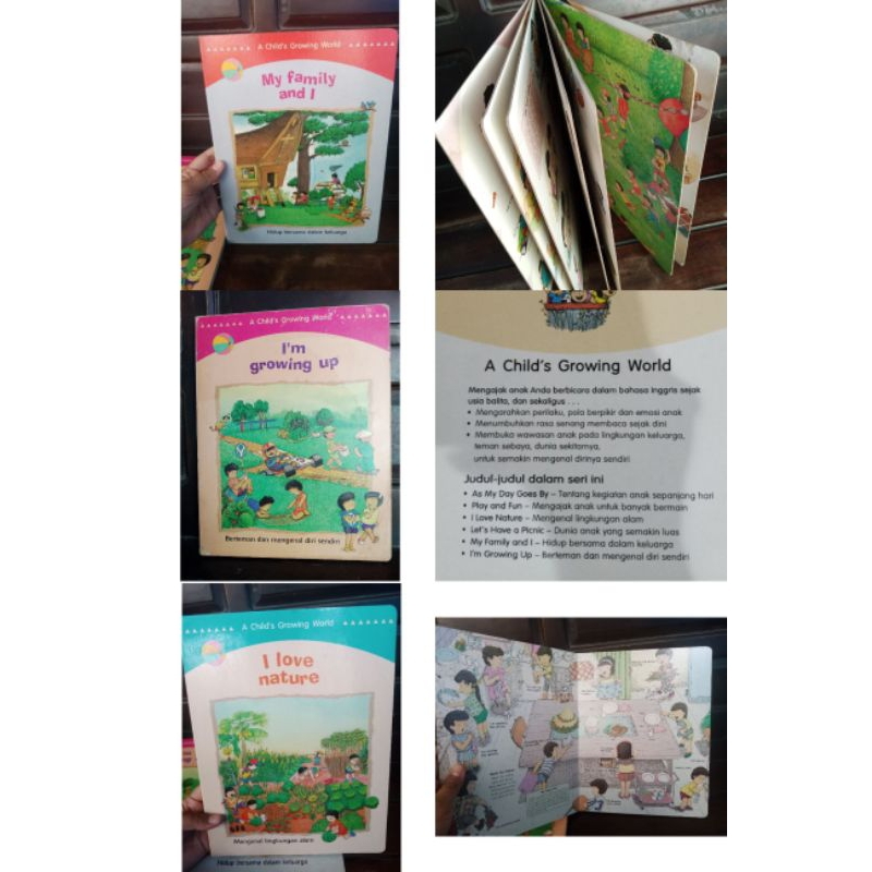[Preloved/second/bekas] Boardbook a child's growing world tira pustaka