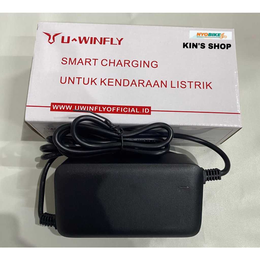CHARGER SEPEDA LISTRIK UWINFLY 48V 12AH / 48V 20AH ORIGINAL DF7 DF8 RF7 RF8 MALEO U2S
