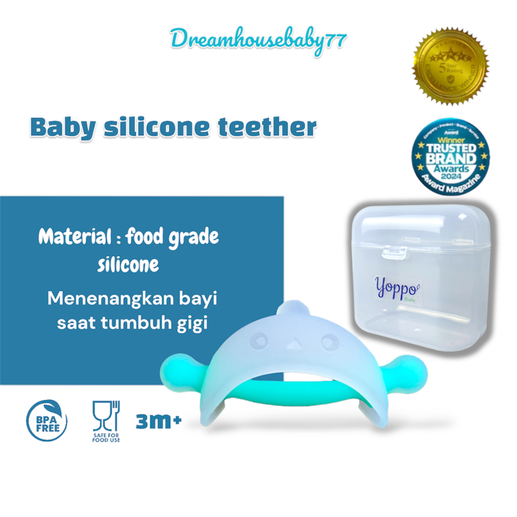 YOPPO BABY IMP-081 |  Teether Gigitan Bayi Silikon  / Mainan Bayi Silikon
