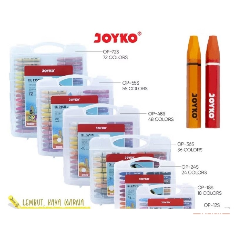 

krayon minyak oil pastel joyko harga satuan