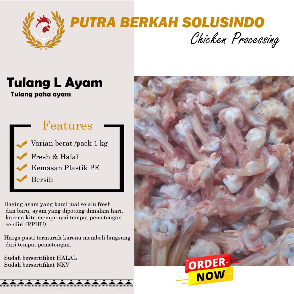 

Tulang L Ayam Fresh Murah