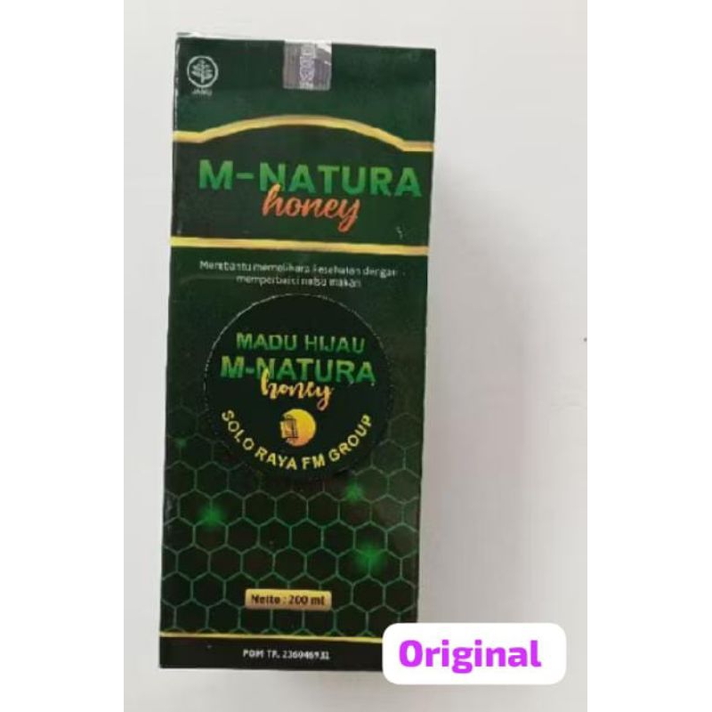 

MADU HIJAU M-NATURA HONEY KEMASAN 200ML