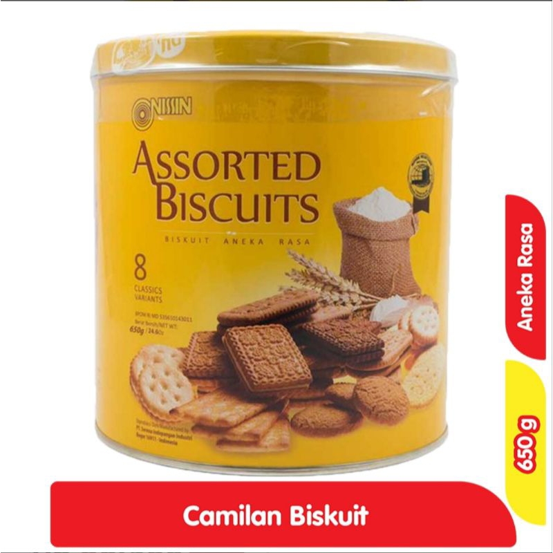 

NISSIN Assorted Biscuits Kaleng 650 g