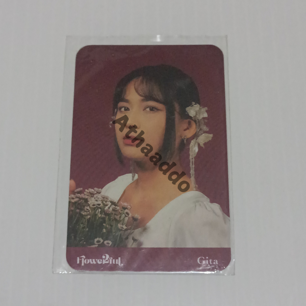 Photocard Floweful Gita JKT48