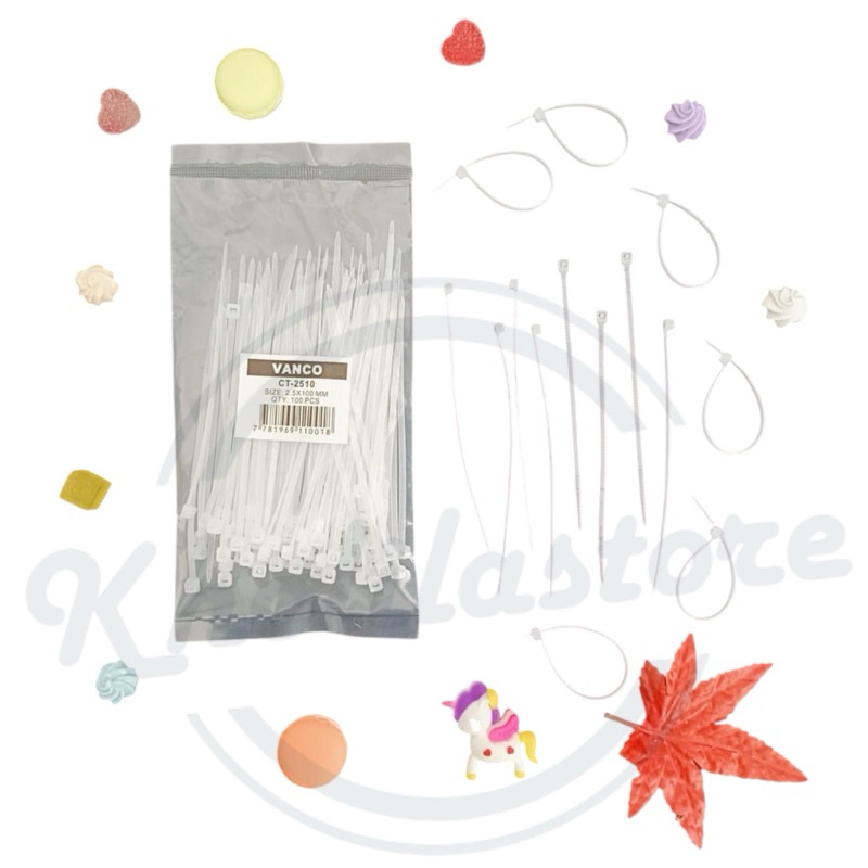 

(100 pcs) Cable Ties 2,5mm x 100mm CT-2510