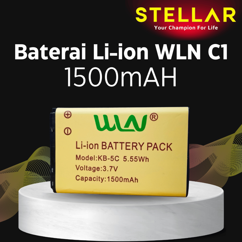 Li-ion Battery HT WLN KD C1 1500mah 7 Hari Garansi | Baterai Lithium KD-C1 | Batre KB-5C 3.7V KDC1