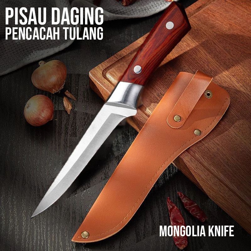 Pisau Super Japan Plus – Pisau Dapur Stainless Steel dengan Sarung Pisau