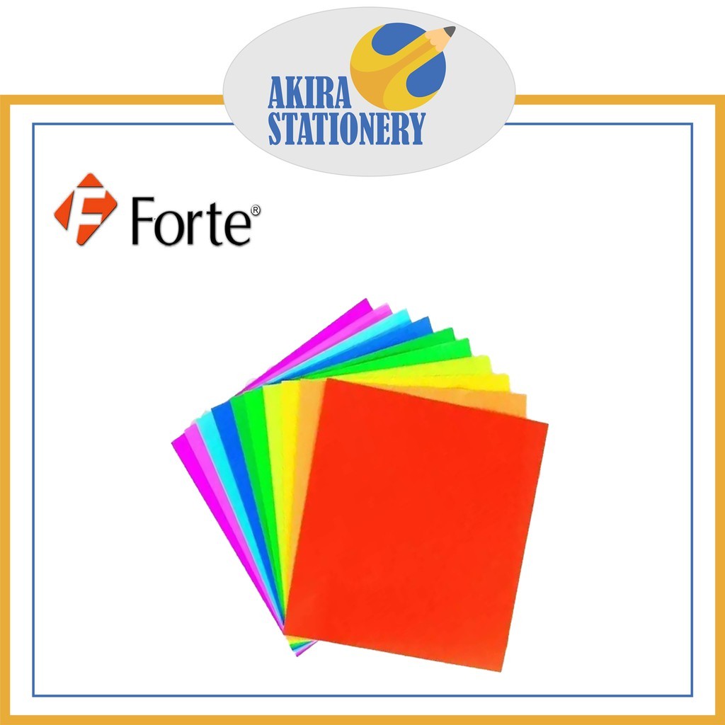 

Kertas Lipat Warna FORTE 20 cm Besar / Origami Paper 20 x 20 HVS / Kertas Lipat Warna Warni isi 25 Lembar ( PAK )