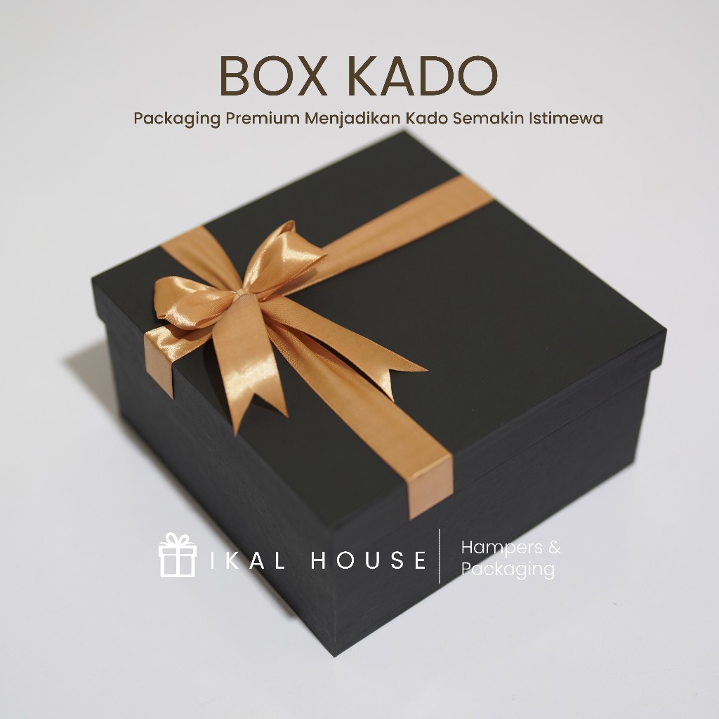

Kotak Kado Pita / Kotak Kado Hitam / Gift Box Pita / Hardbox Pita