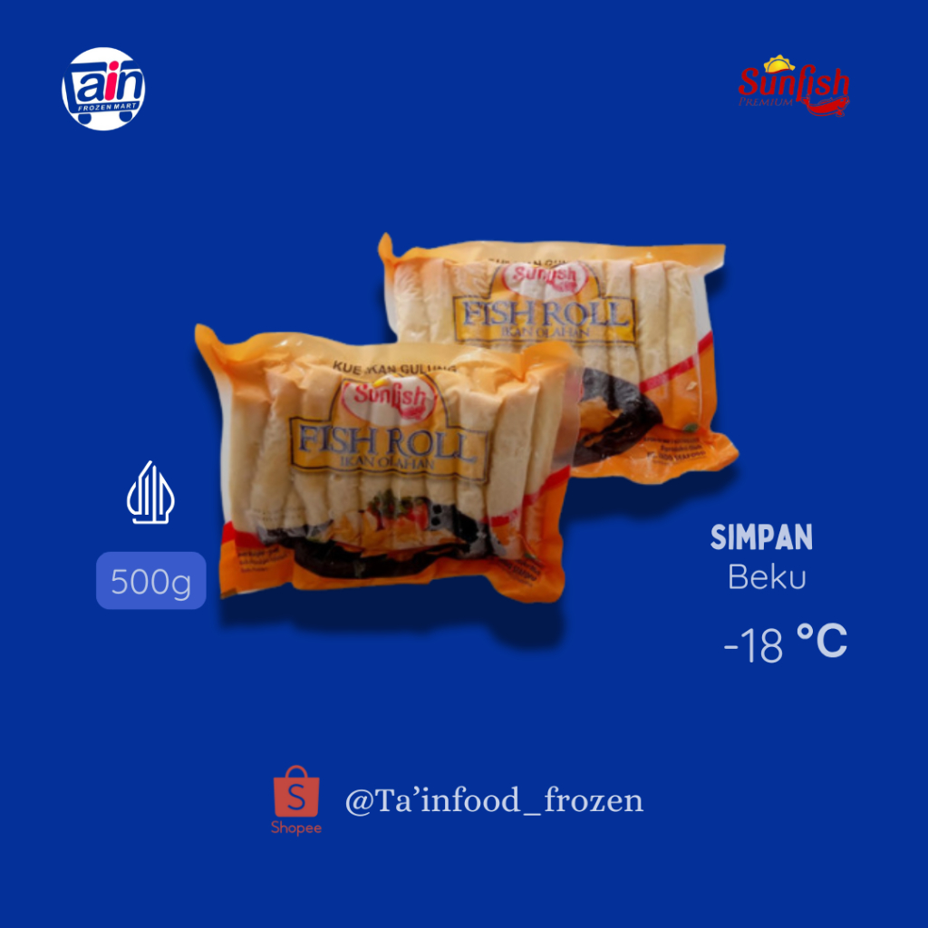 

Sunfish Fish Roll 500gr/ frozen foods