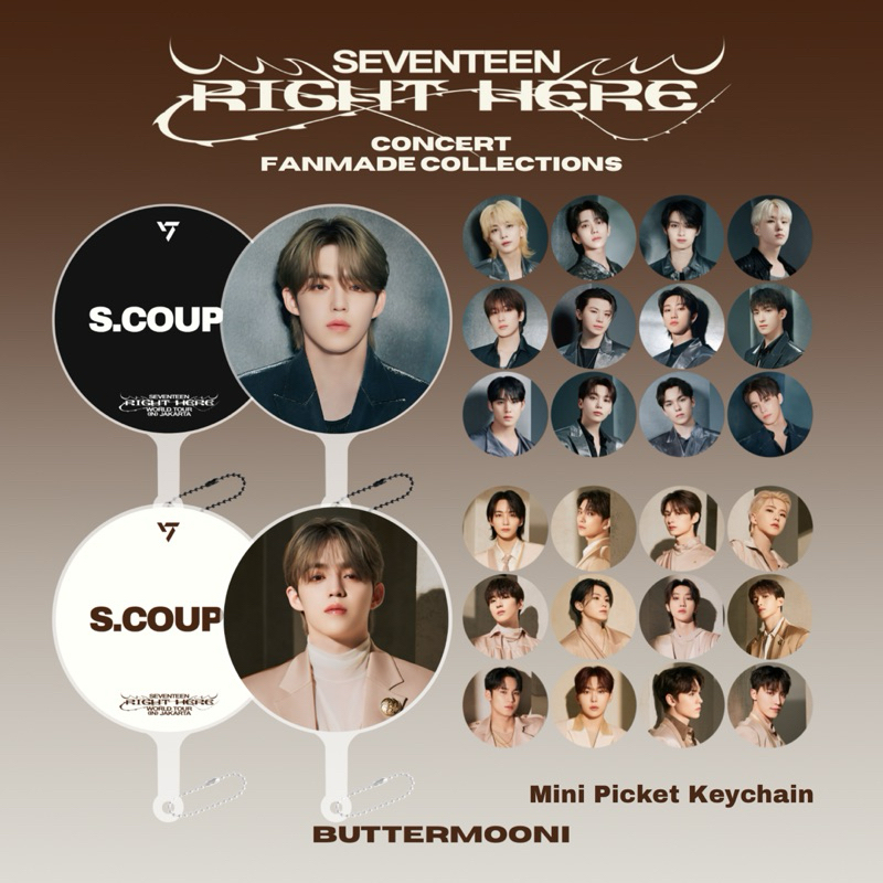 SEVENTEEN Right Here Mini Picket Keyring Fanmade