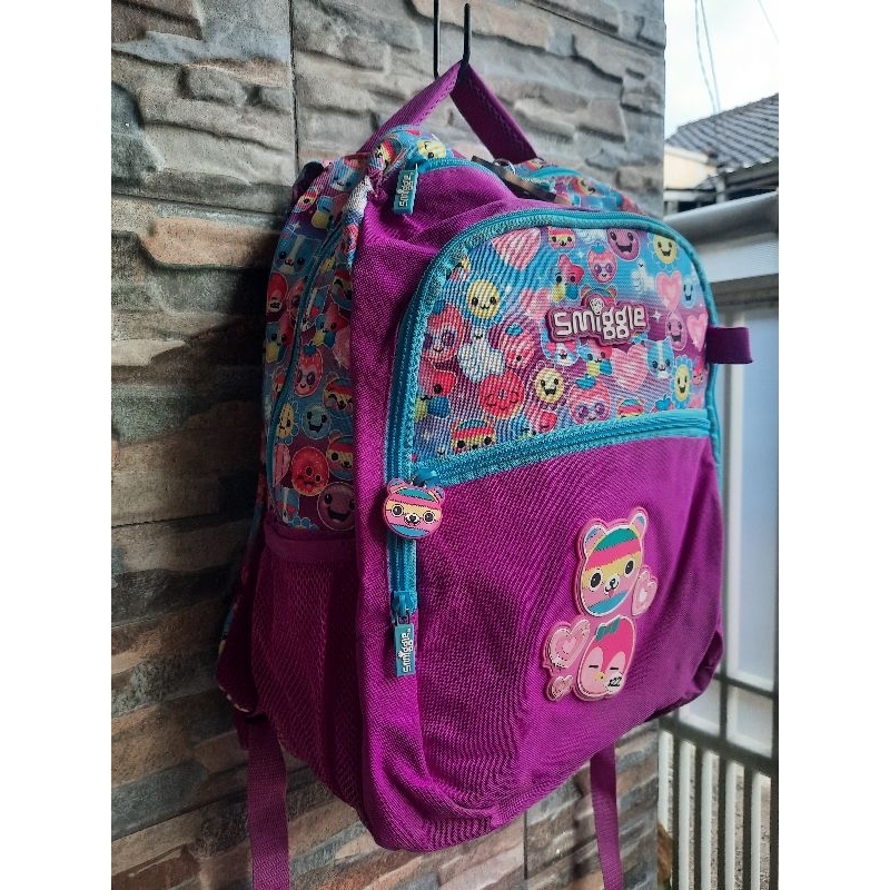 Ransel Ungu SMUGGLE - TAS PRELOVED BRANDED ORIGINAL