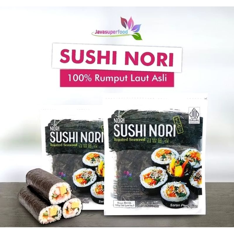 

Sushi Nori Seaweed Rumput Laut Panggang Roasted (5 Lembar)