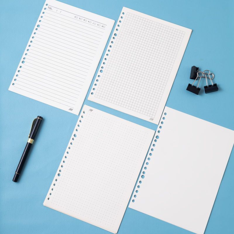 

Loose Leaf A5, B5 Kertas File isi Binder, Loose Leaf Binder A5 Loose leaf B5 Hvs Binder Isi Ulang A4 Journal Refill Paper Isi Kertas binder.