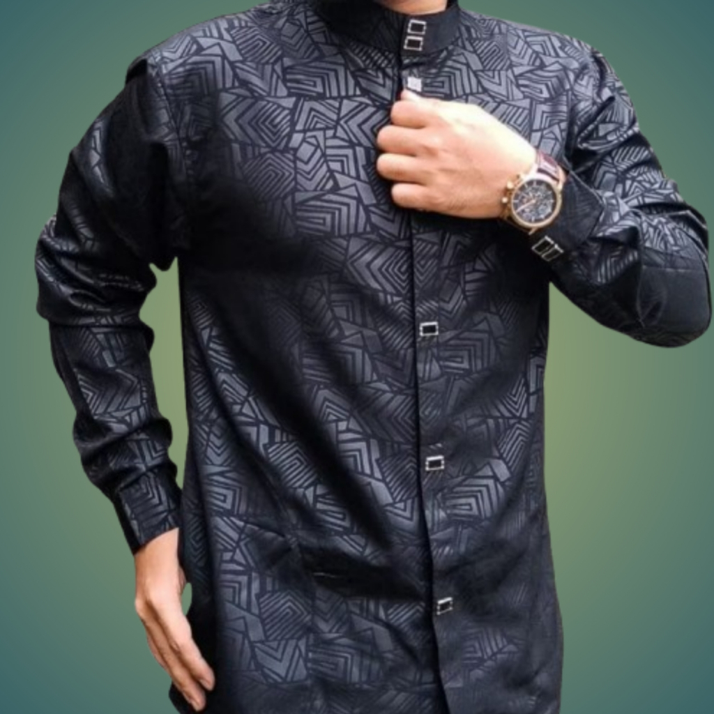 Kemeja koko kemko sultan embos baju muslim pria dewasa original
