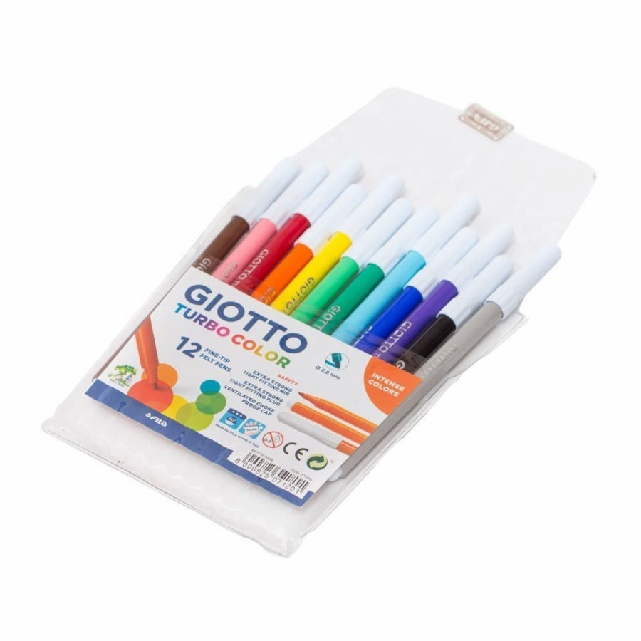 

HJK Giotto Turbo Color 12 Warna ( Spidol ) / 24 Warna (Spidol)