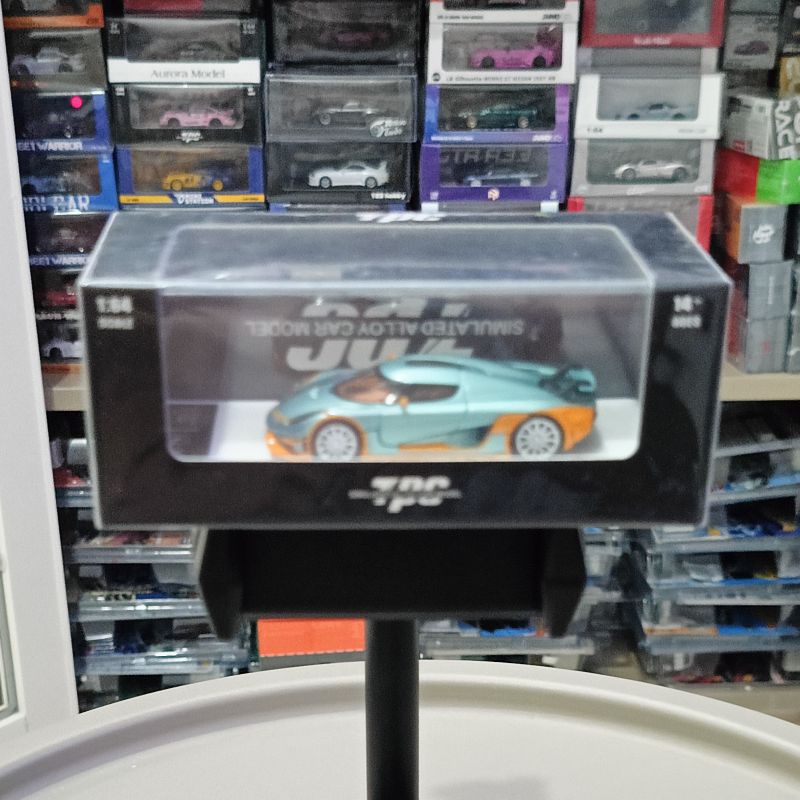 TPC Koenigsegg Regera Ice Blue Orange Limited Edition 192/999 New Selead