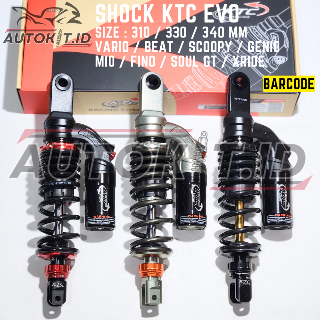 SHOCKBREAKER SHOCK KTC EVO ORIGINAL VARIO 125 150 160 / SHOCK KTC EVO VARIO 110 BEAT MIO SCOOPY GENI