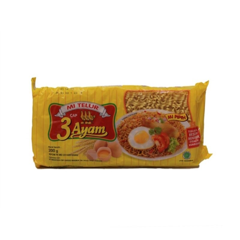 

3 Ayam Mie Telur 200gr