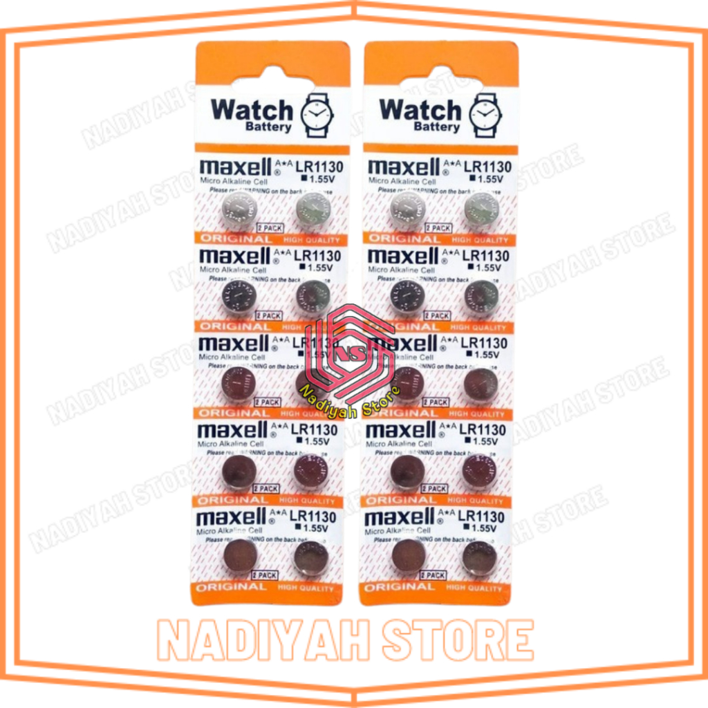 BATRE KANCING LR1130 BERKUALITAS BATERAI LR1130 LR54 BATRAI KALKULATOR MURAH PREMIUM