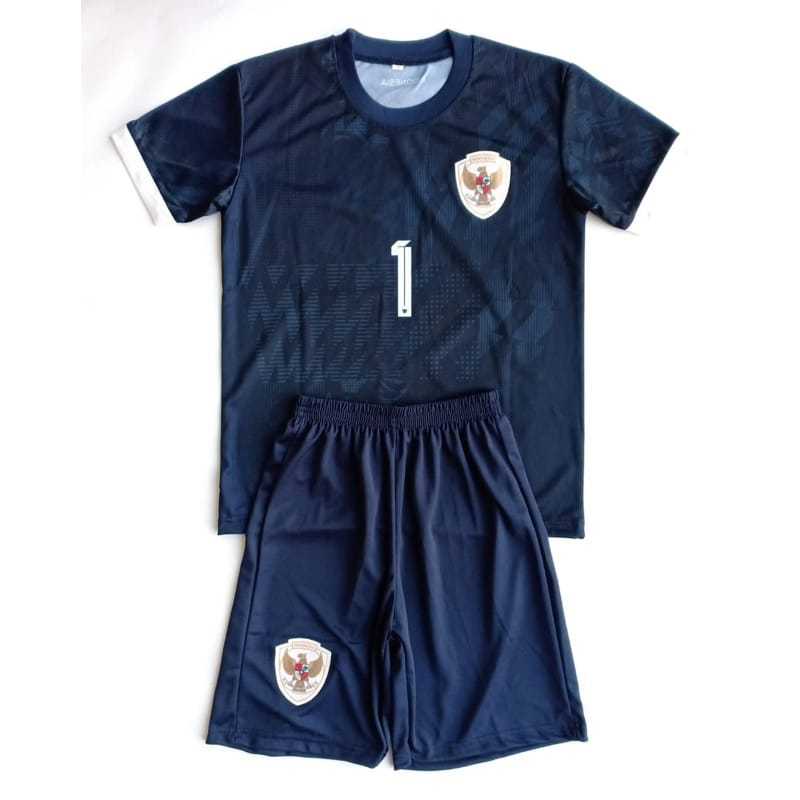 SETELAN BAJU KIPER TIMNAS PAES/BAJU BOLA KIPER TIMNAS INDONESIA PRINTING