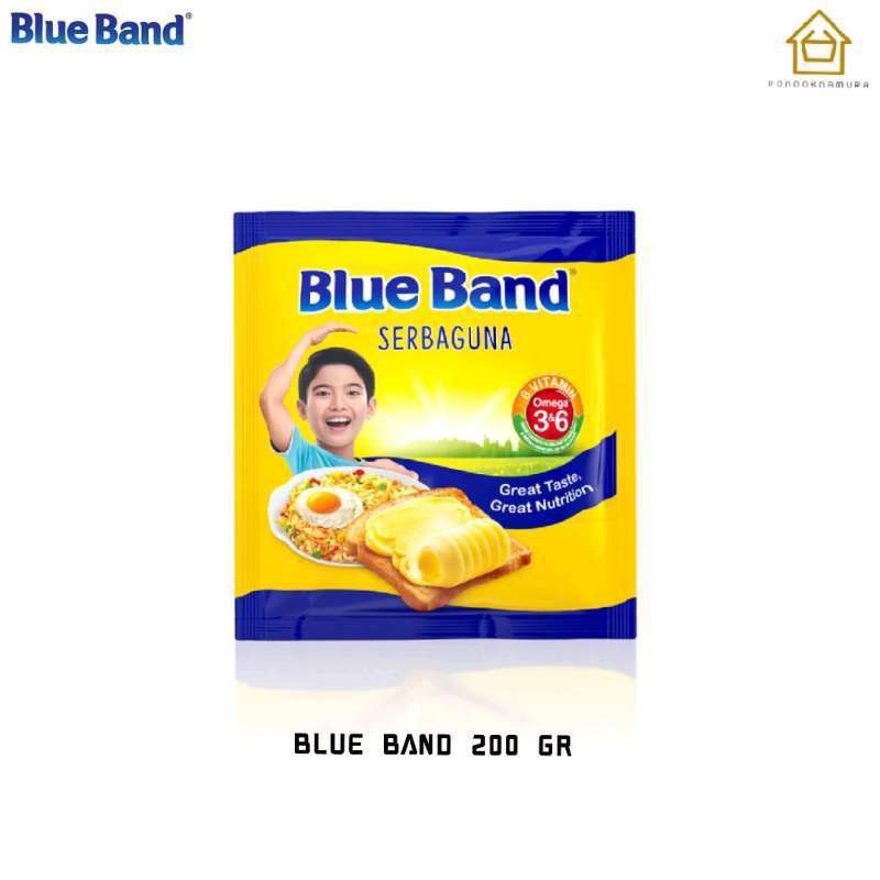 

blue band serbaguna 200 gr 20 pcs exp.03/25