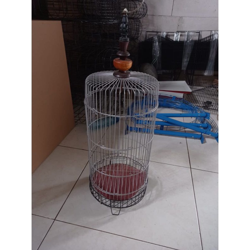 sangkar pleci mini menggunakan kawat tebal