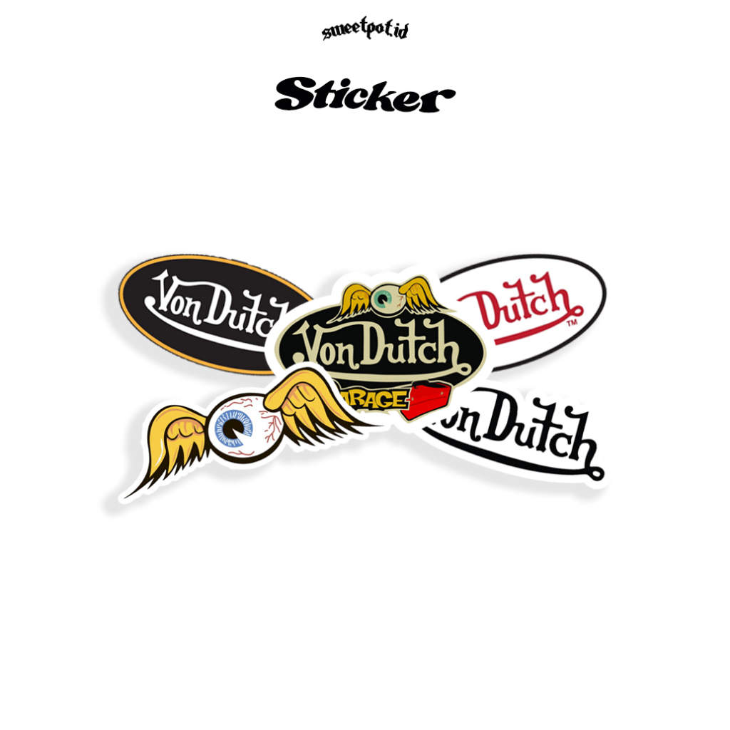 

(BISA COD) STIKER AESTHETIC "VON DUTCH" / STIKER HELM / STIKER LOCAL BRAND / STIKER AESTETHIC / ANTI AIR / STICKER BIJIAN / STICKER ECERAN / STICKER METAL / STICKER POP / VIRAL / ASMARAKACAU